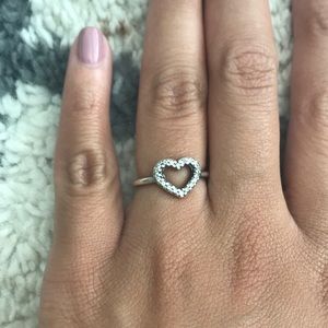 Pandora open heart ring
